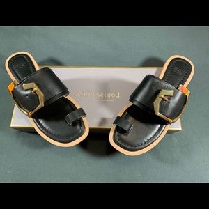 Louise Et Cie Altan Leather Toe Loop Sandals